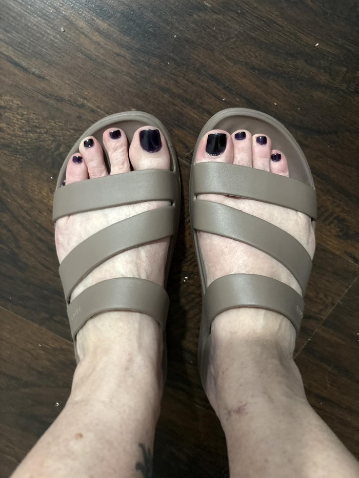 Customer photo of white MARISOLE strappy sandals